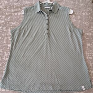 Lady Hagen Sleeveless Sage Green Tank NWOT